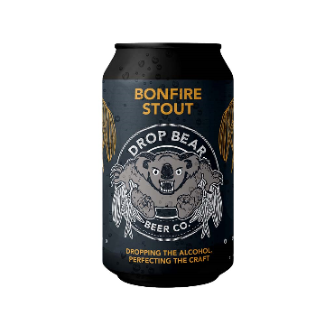 Drop Bear Beer Bonfire Stout 0.5% 330ml