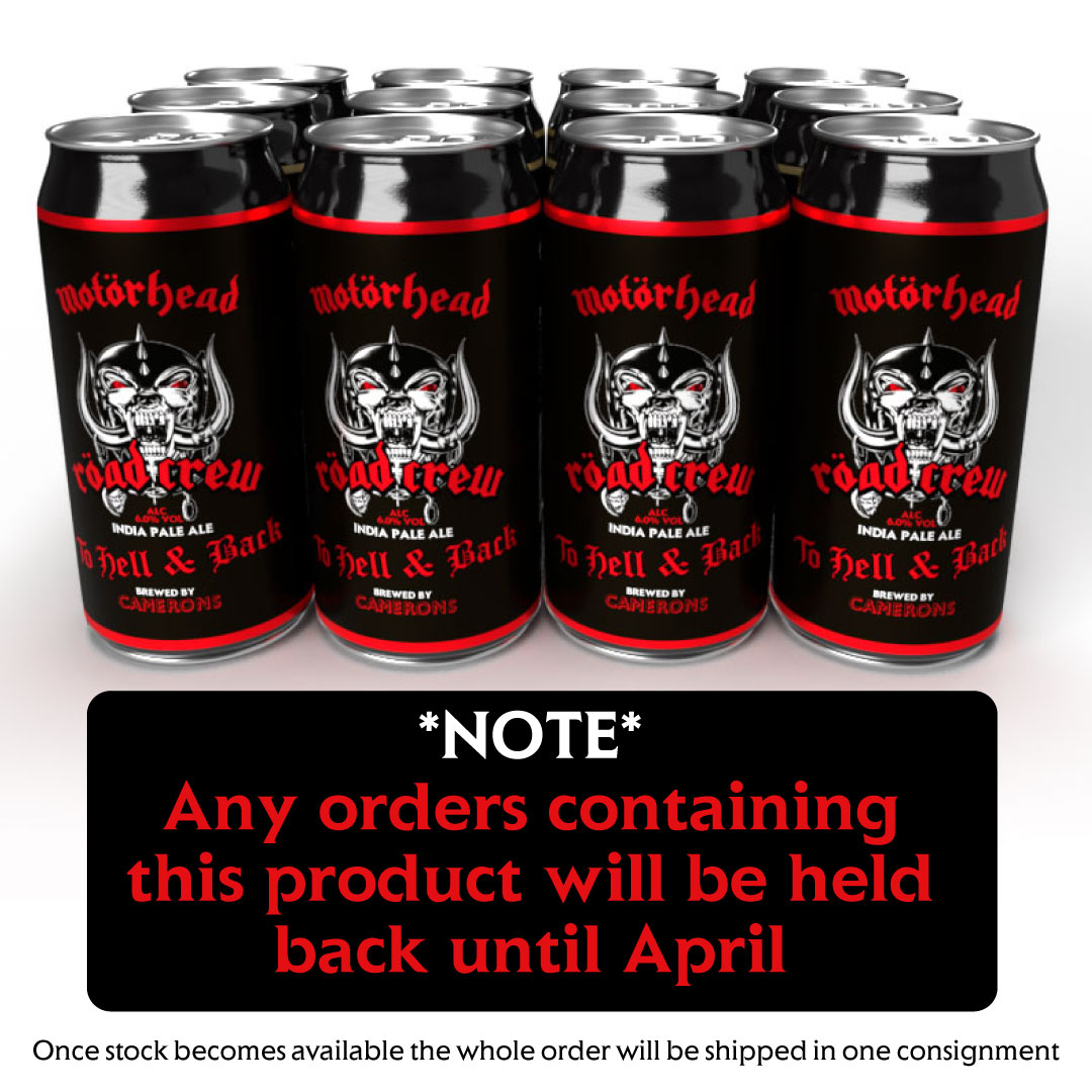 To Hell & Back 12x500ml Can Case PRE-ORDER FOR APRIL DELIVERY