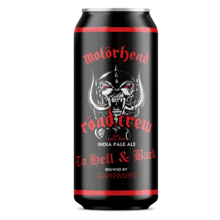 Motörhead To Hell & Back Beer Can 6.0% 500ml