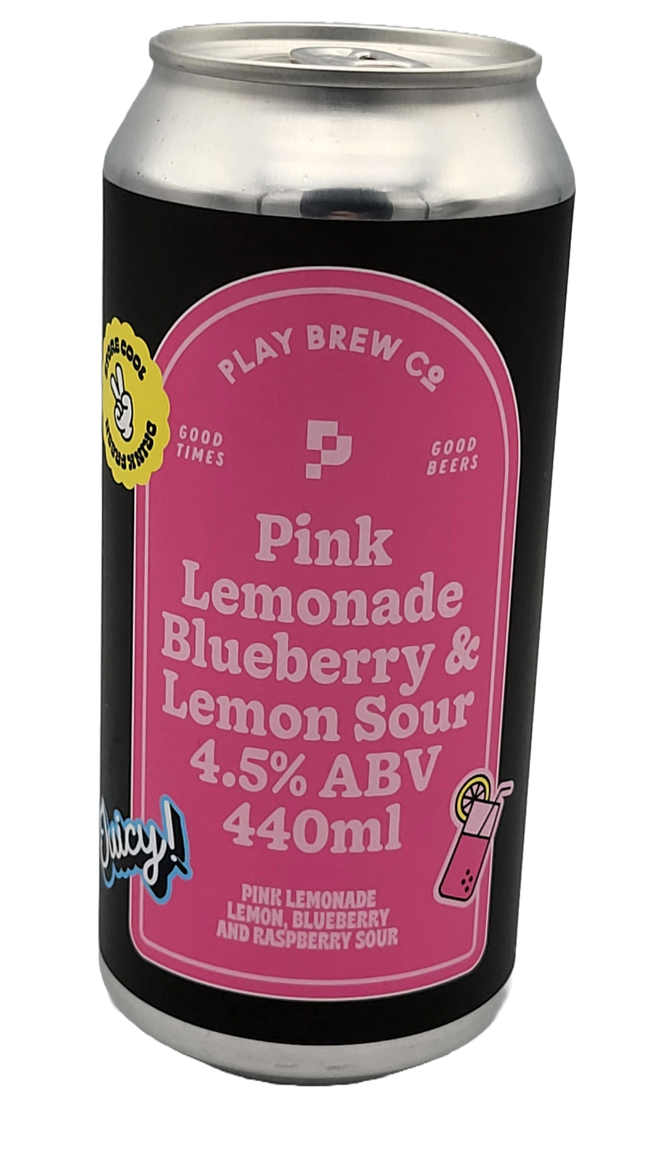 Play Brew  Pink Lemonade Blueberry & Lemon Sour - Camerons Brewery