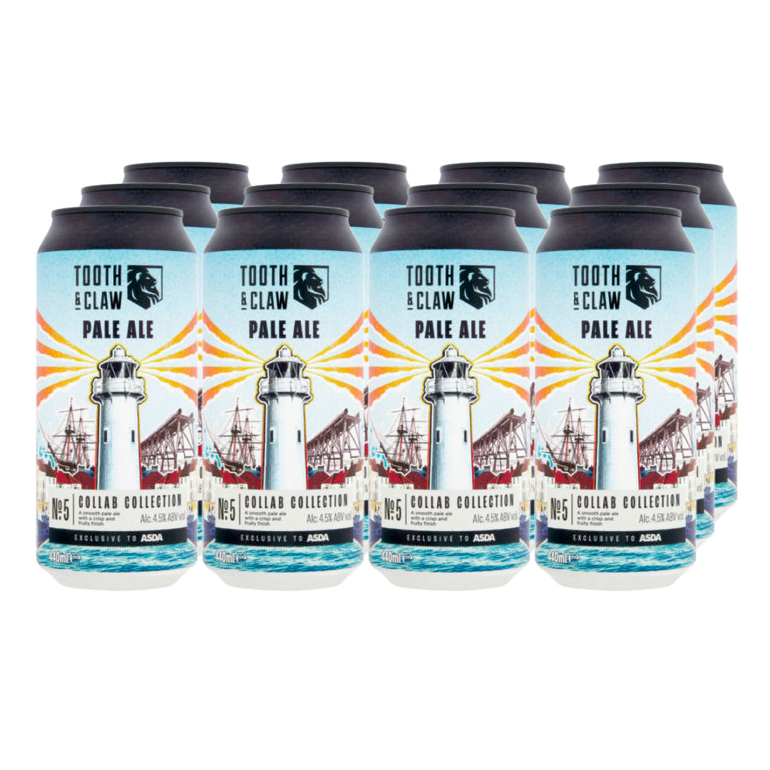 Asda X Tooth & Claw Pale Ale 12 x 440ml