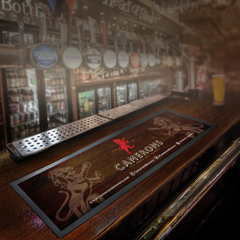 Camerons Brewery Large Bar Runner