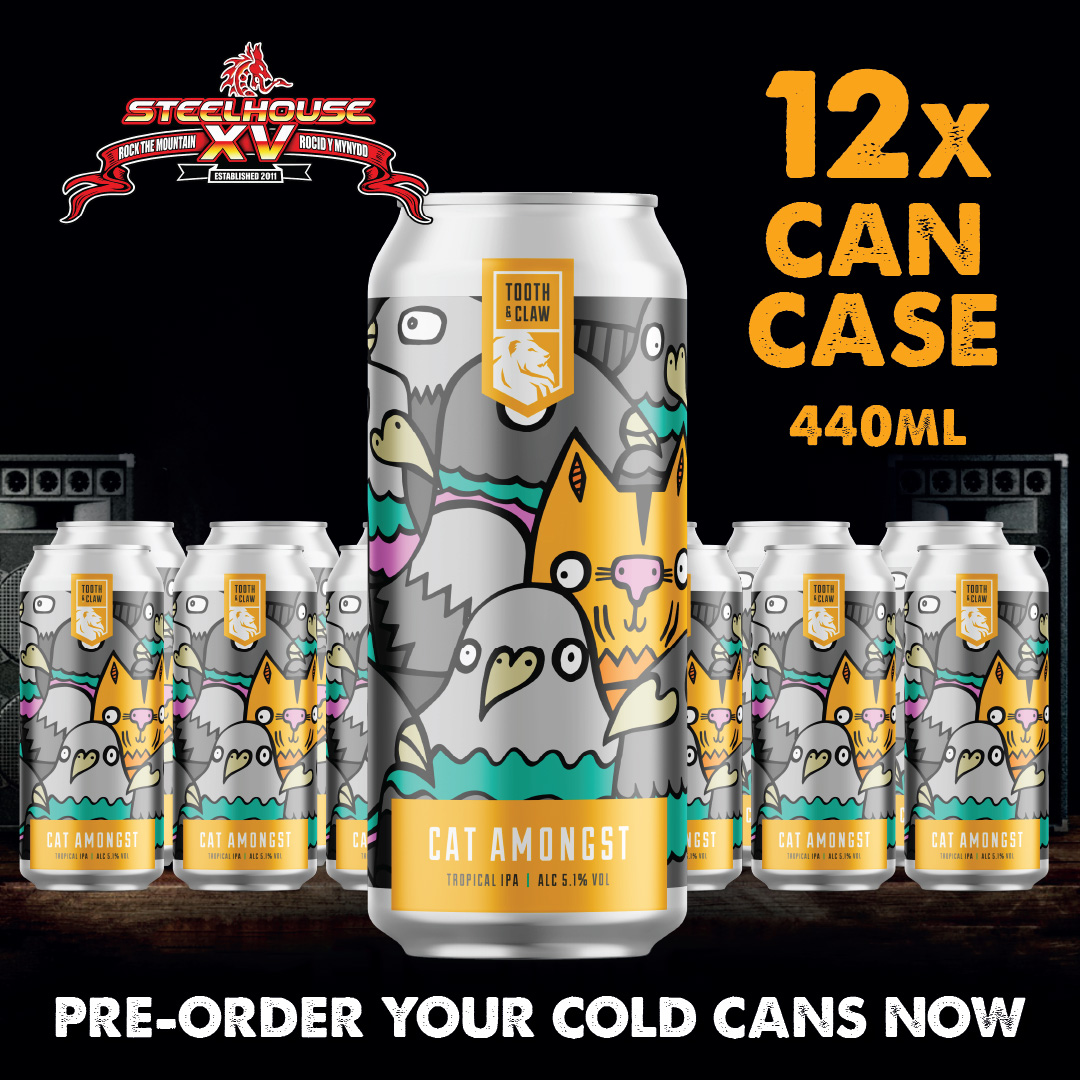 Cat Amongst Steelhouse Festival Pack 12x440ml Can Case