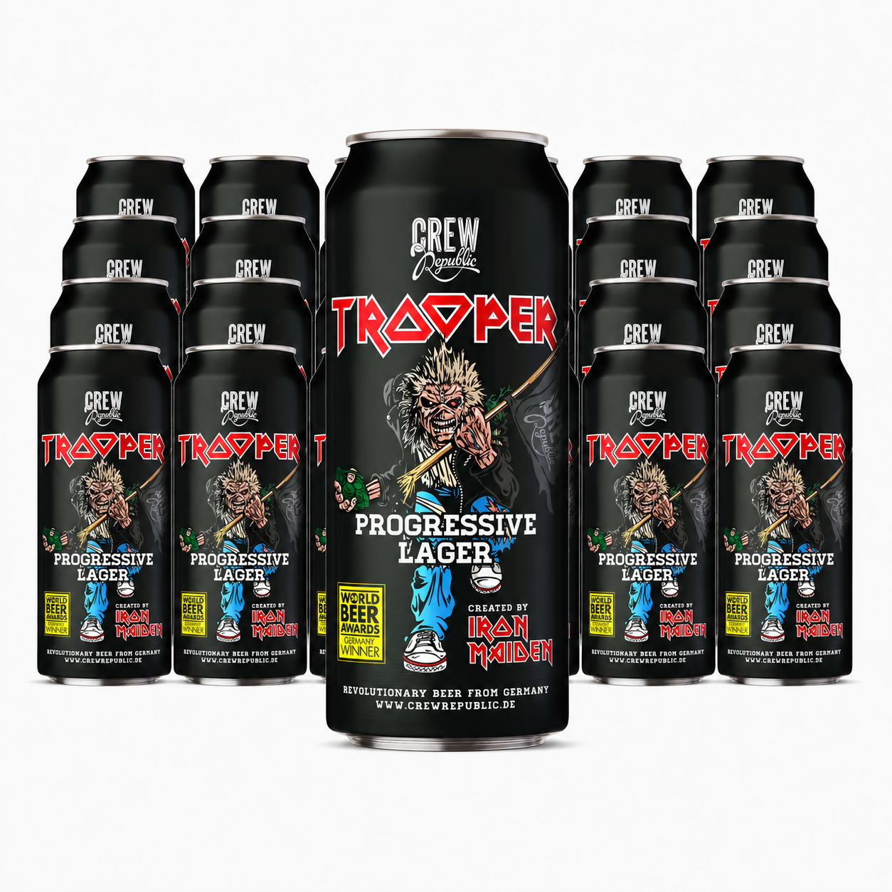 Trooper Progressive Lager Stonedead Festival Pack 24x500ml Can Case